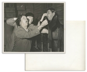 Eighteen 10 x 8 Photos With Shemp, From Various Three Stooges Films & Public Appearances -- 17 Glossy, 1 Matte Finish -- Very Good Condition -- List of Films at NateDSanders.com
